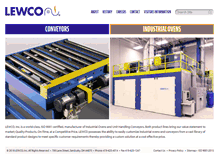 Tablet Screenshot of lewcoinc.com